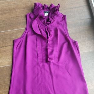 J.crew Factory sleeveless blouse.